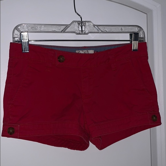 SO Red Shorts - Picture 1 of 3